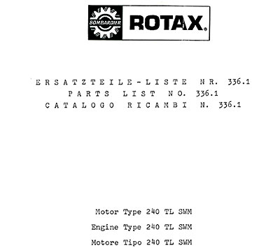 Rotax 240 Engine
